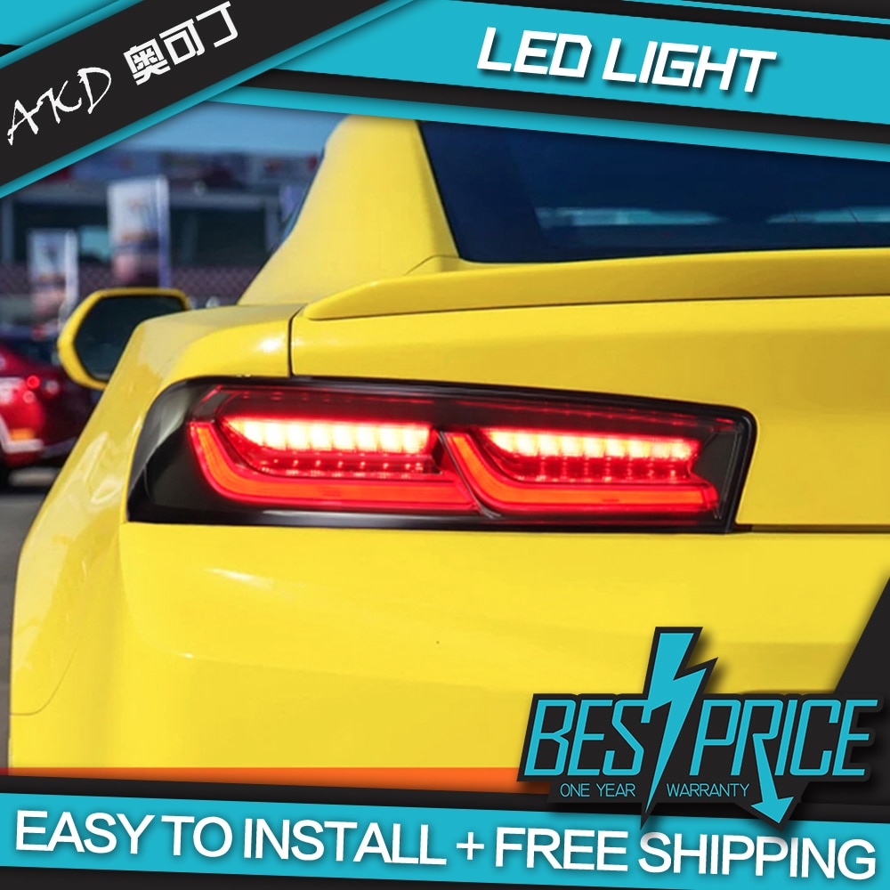 Car Styling for Chevrolet Camaro LED Tail Light 2015-2019 New Camaro Dynamic Signal Tail Lamp DRL Brake Reverse auto Accessories