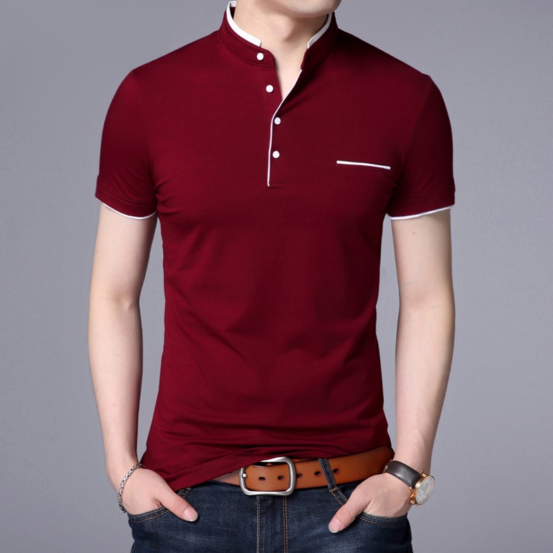 Polo Shirt Men Casual Cotton Solid Color Poloshirt Men's Breathable Tee Shirt Golf Tennis Brand Clothes Plus