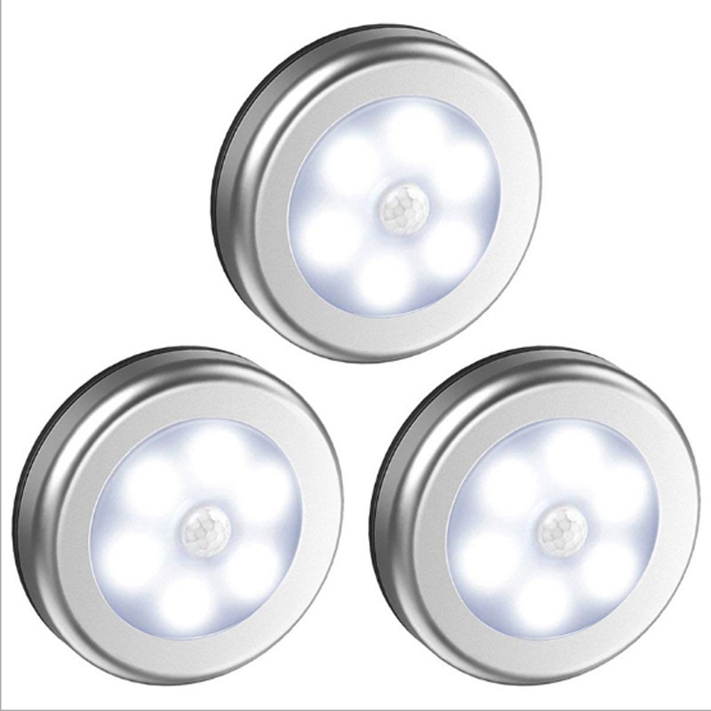 Dersoy PIR Motion Sensor Under Cabinet Light Auto Smart Night Lamp LED Lights For Home Bedroom Closet Kitchen Wardrobe Light