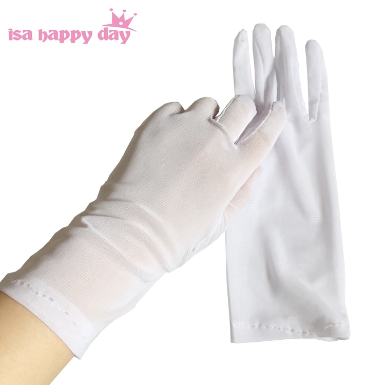 New Arrivial Party Sexy Dressy Gloves Women Lady White Black Mittens Accessories Sunscreen Summer Full Finger Fashion Gloves