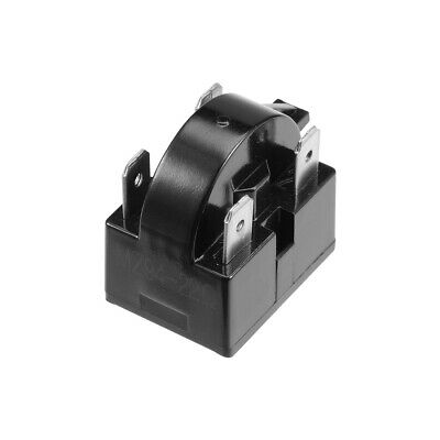 22 Ohm 4 Pin Refrigerator PTC Starter Relay Replacement Part Black