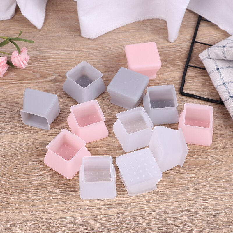 4Pcs/Set Silicone Cap Pad Non-slip Table Chair Leg Furniture Table Feet Cover Floor Protector Table Chair Foot Protection