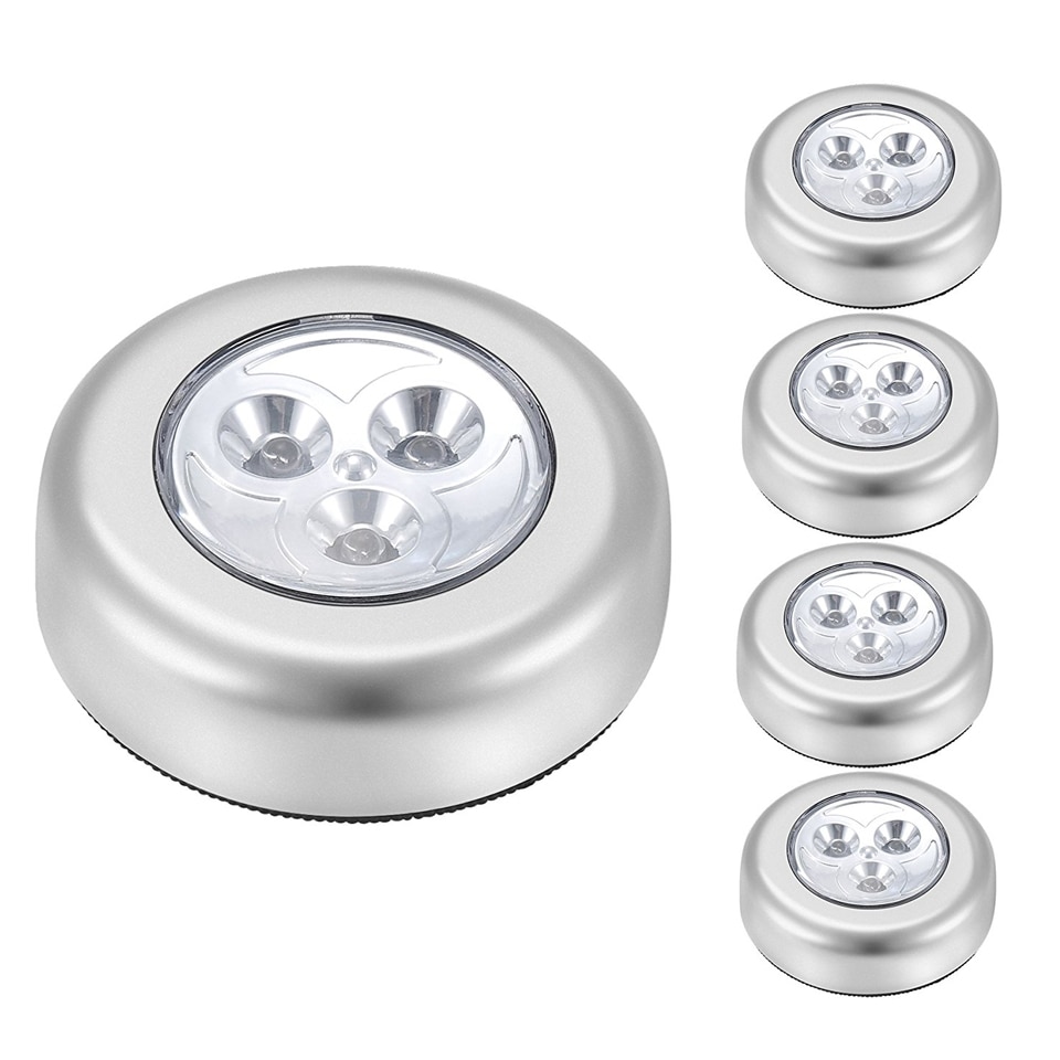 AAA Battery Powered LED Under Cabinet Light led Touch Closet Light Wireless Night Lamp For Kitchen Wardrobe Bedroom Lighting