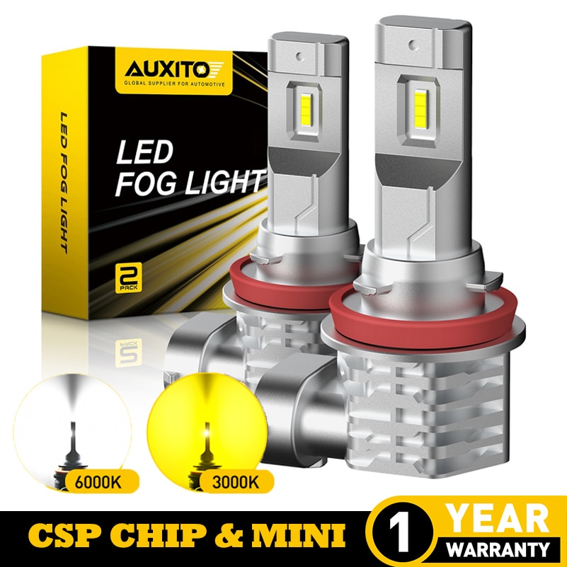 2pcs H8 H9 H11 LED Fog Lights H16JP H10 9045 9145 For VW Golf 4 5 7 6 Passat B5 B6 B7 Touareg Led Car Lights 12v
