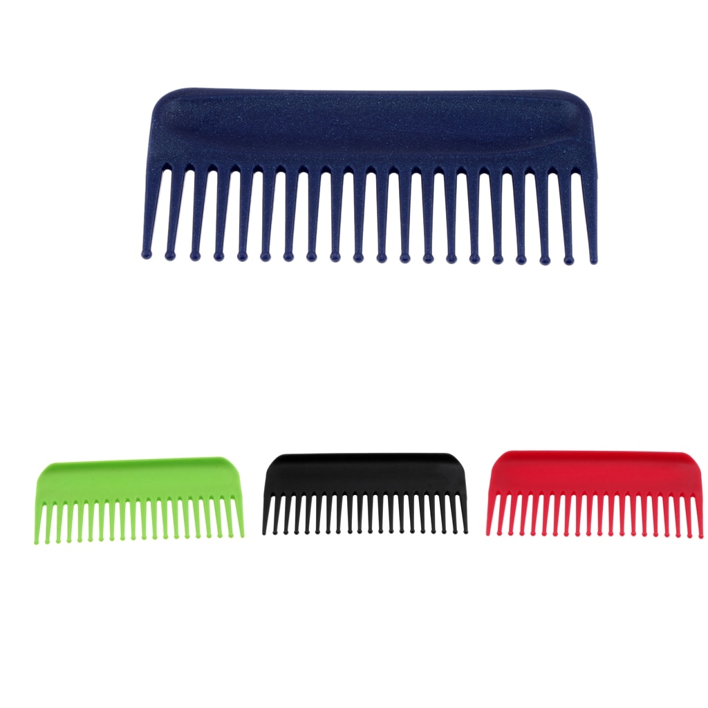 Plastic Pocket Hair Wide Tooth Comb Brush Salon Barber Tools For Women Men
