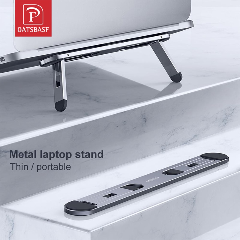 Oatsbasf Laptop stand suporte notebook tablet accessories macbook pro stand Mini Foldable laptop Portable holder Cooling stand