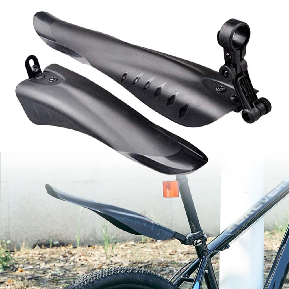2pcs Bicycle Fender MTB Bike Front Rear Tire Wheel Fenders Carbon Fiber Mudguard MTB Bike Road Mud Guard Bike Accessories