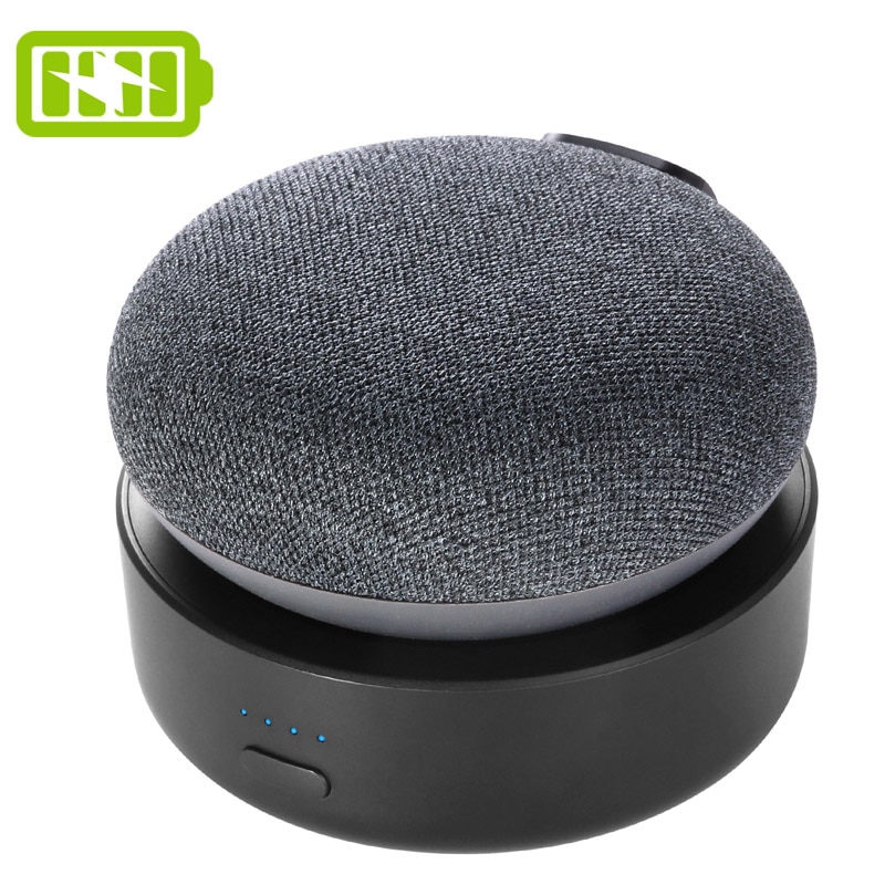GGMM N2 Battery Base For Google Nest Mini 2nd Generation Google Assistance Smart Speaker Docking Station Battery Charging 20Hour