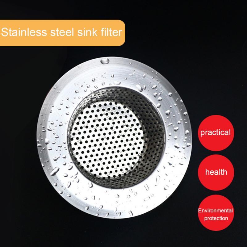Kitchen Sink Strainer Shower Sewer Outfall Anti-blocking Floor Drain Hair Stopper Catcher Bathroom Cocina Accesorio Cuisine