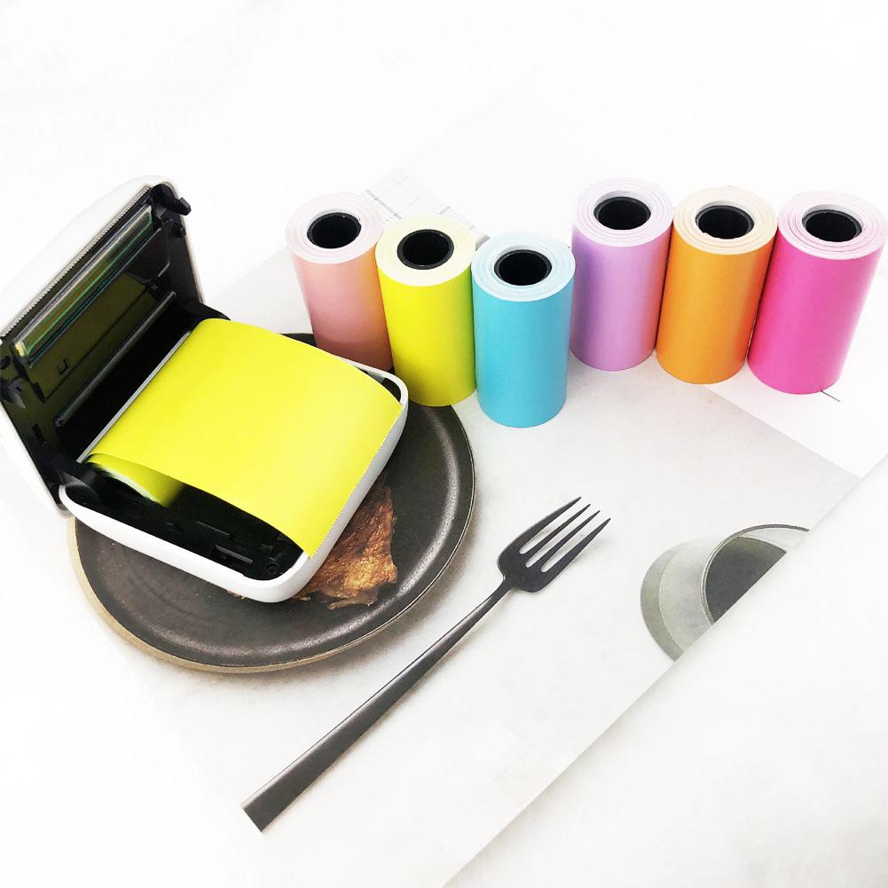 Self-adhesive Thermal Printing Paper Stickers 57x30mm Thermal Printing Paper Stickers Photo Printer For Peripage Paperang P1/P2