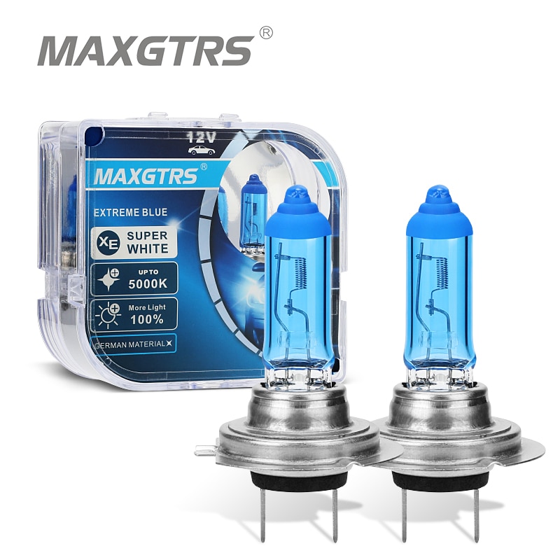 2x Super White 100W H1 H4 H7 H8 H11 9005 HB3 9006 HB4 H27 880 881 HeadLight Lamp 5000K Xtreme Blue 12V Car Halogen Light Bulb