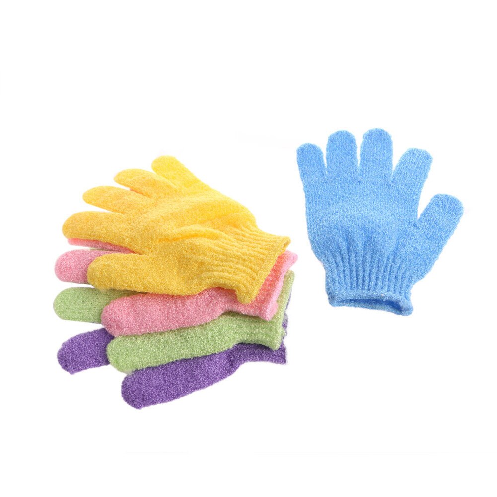 1Pc Bath Glove Exfoliating Wash Skin Spa Massage Shower Scrub Scrubber