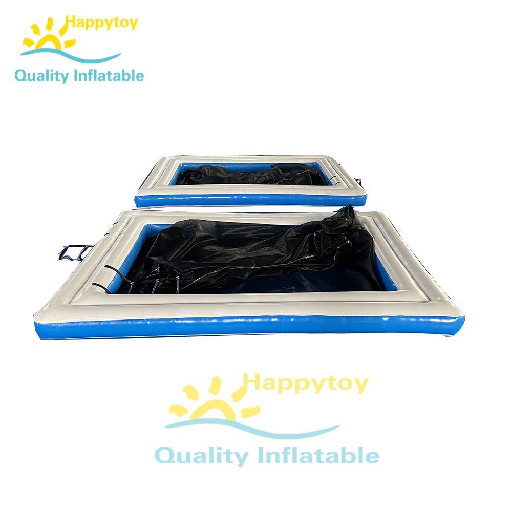 Protection jellyfish pool inflatable boat swimming pool removable inflatable yacht pool with net