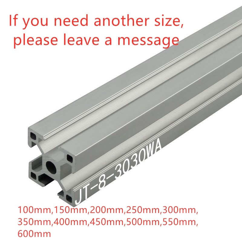 1PCS Industrial aluminum profile 3030wa right angle thickened aluminum profile aluminum alloy profile