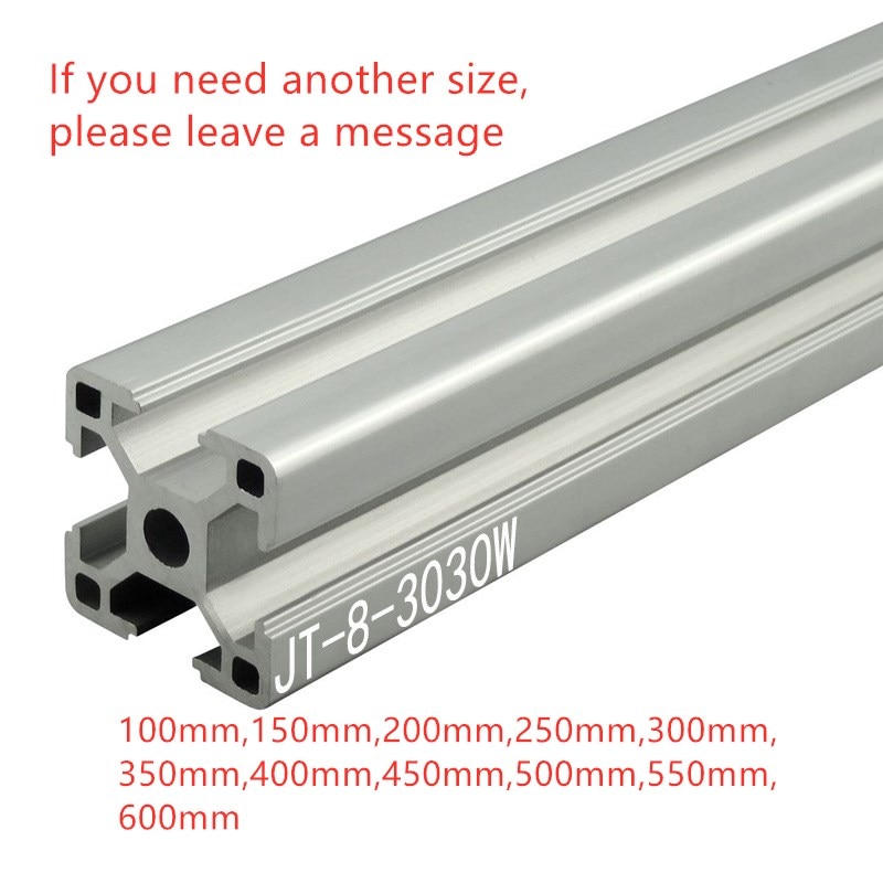 European standard industrial aluminum profile 3030w aluminum alloy profile 3030 heavy material fish tank frame