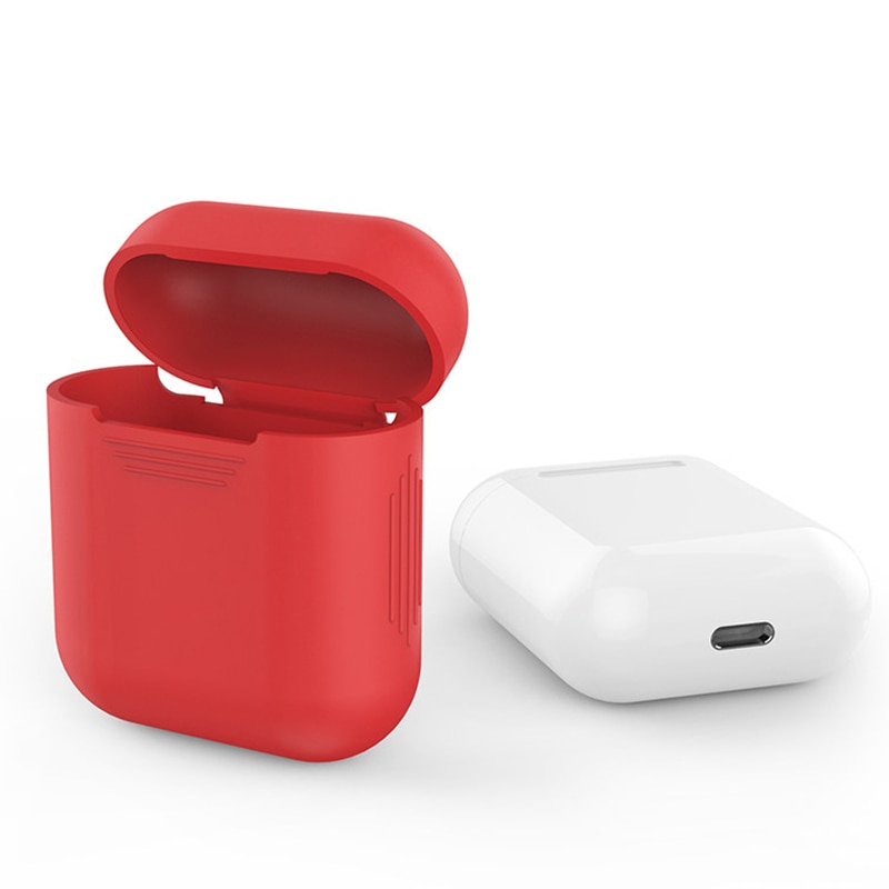 New Silicone Case For Apple Airpods 1/2 Cover Protective Earphone Case Headphones Cases Protective For Apple Airpods 2/1 Cover