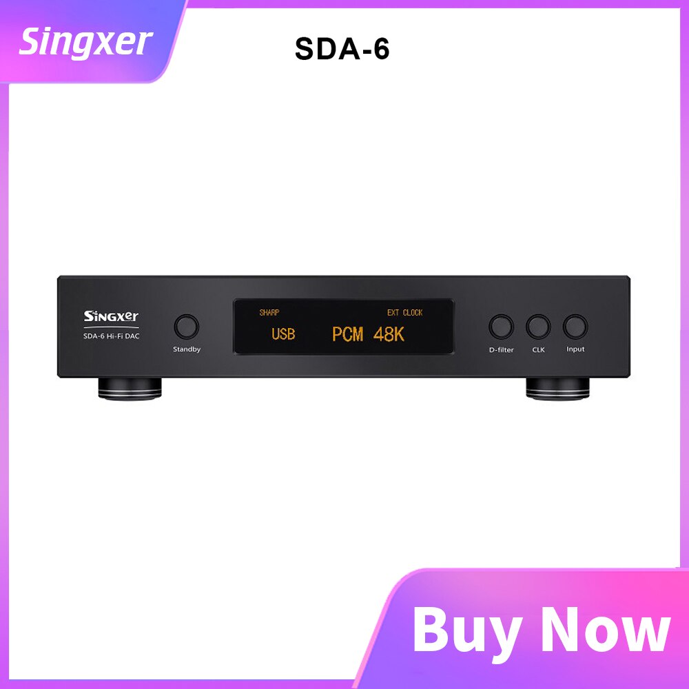 Singxer SDA-6 Decoder DSD512 AK4499 NOS Native Direct Solution DAC