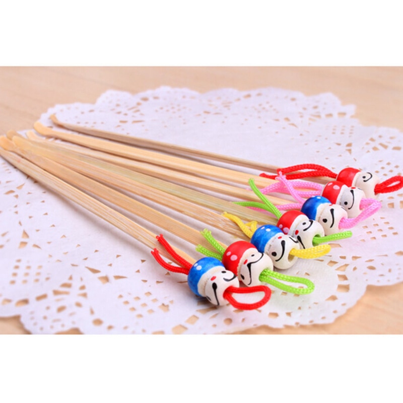 Safty 5 Pcs/lot Handmade Bamboo Ear Pick Wax Curette Remover Cleaner Care Tool EarPick
