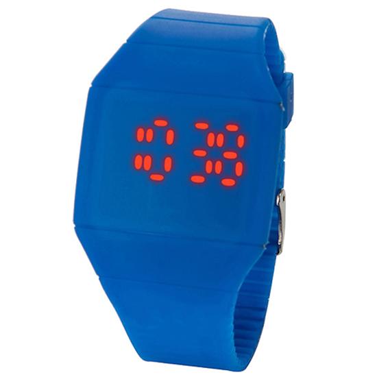 Fashion Men Lady Touch Digital LED Silicone Sports Wristwatch Ultra-thin Watch women LED Digital Wrist Watch
