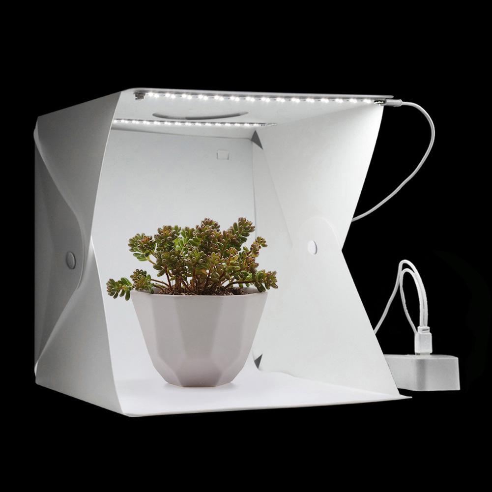 Dual Color Backdrop LED Light Photography Photo Studio Box Softbox Shooting Tent Photo Studio Box