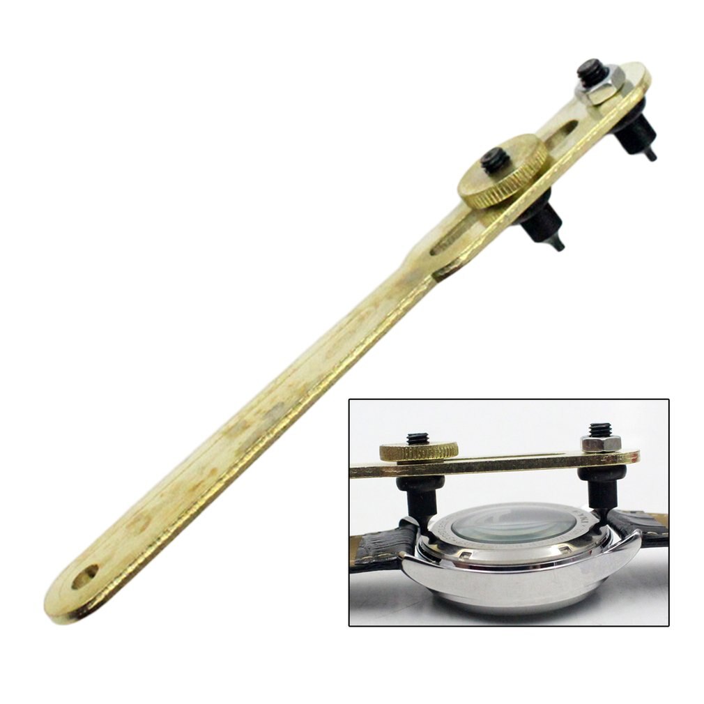 Adjustable Watch Back Case Cover Opener Battery Replacement Tool Wrench Spanner Remover Watch Repair Tools For Watchmaker
