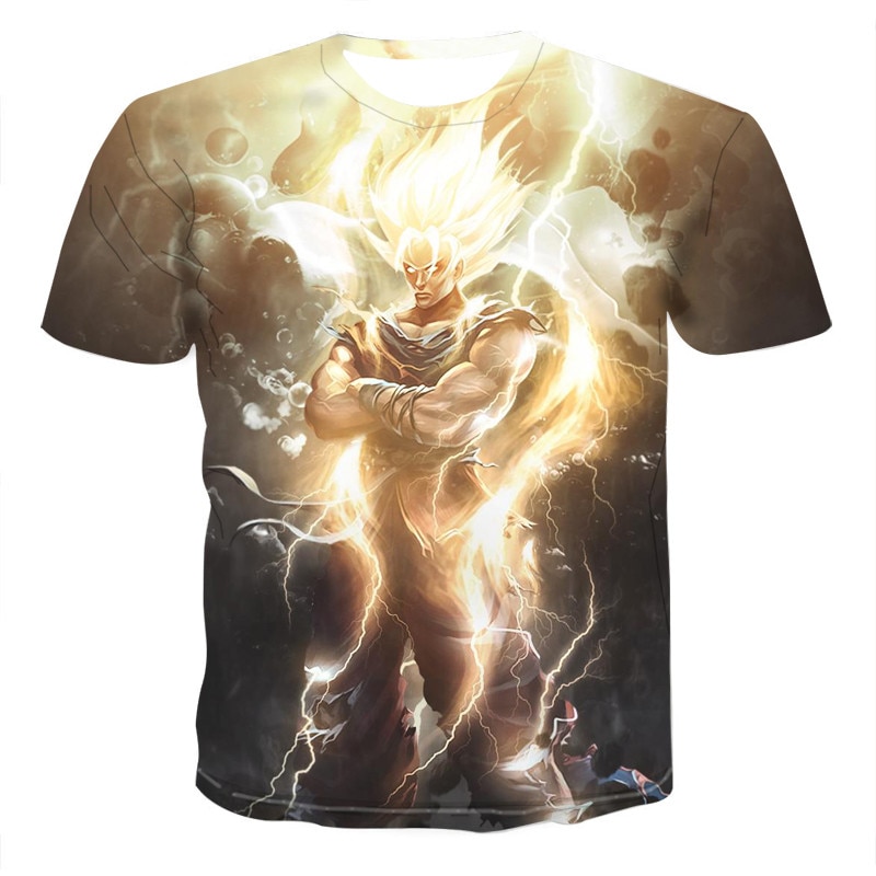 2020 latest 3D T-shirt 3D summer fashion T-shirt animation clothing pattern T-shirt Short Sleeve Black T-Shirt film t shirt