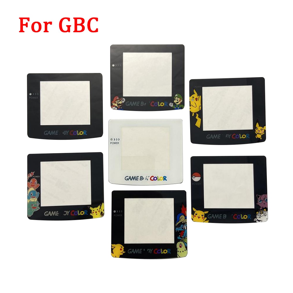 Original Size Glass Screen Lens For GBC Glass Screen Lens for Nintendo Gamboy Color Game Console Screen Lens Protector Cover