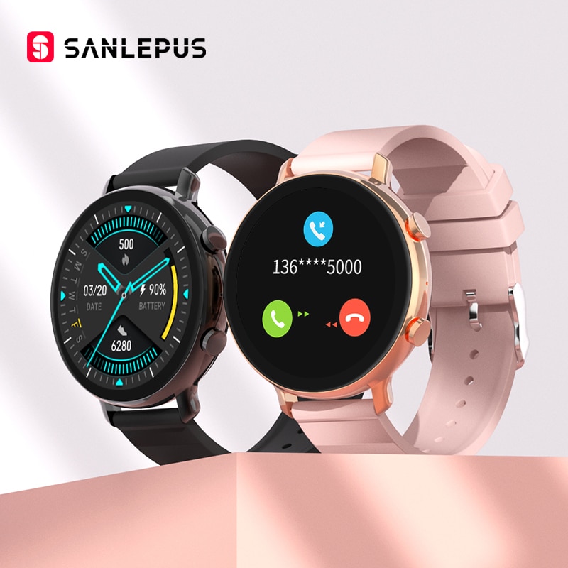 SANLEPUS 2021 New Smart Watch Bluetooth Calls Men Women Waterproof Smartwatch ECG PPG Fitness Bracelet For Android Apple Samsung