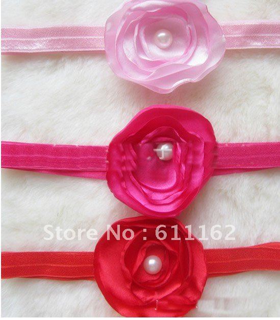 150pcs Children's curling pearl spend face hair band, headwear, roast side spent fine hair band